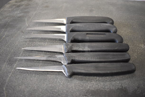 6 Sharpened Stainless Steel Paring Knives. Includes 7". 6 Times Your Bid! - Image 4 of 4
