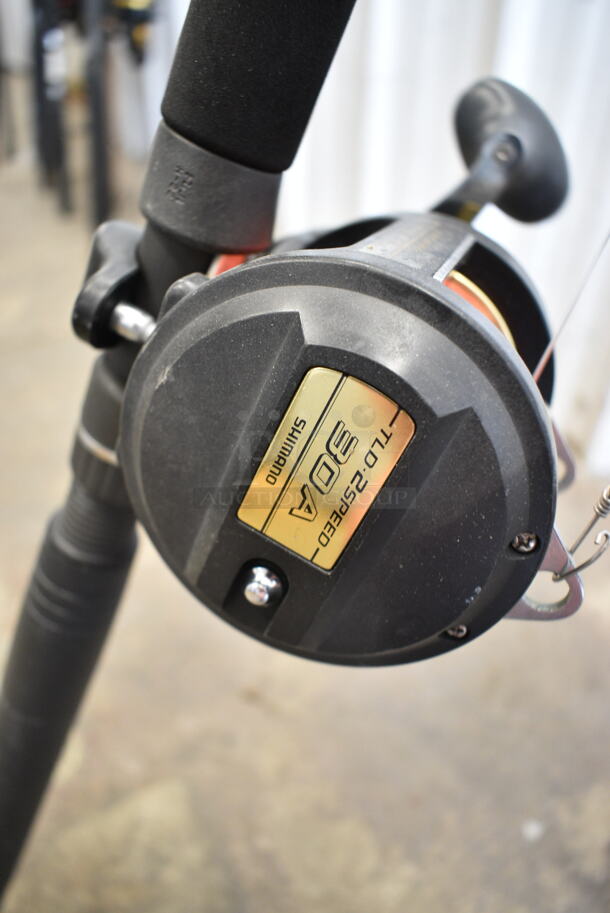 Crowder Rods ESU6630 E Series Fishing Rod w/ Shimano TLD 2 Speed 30A Reel.  - Image 7 of 12