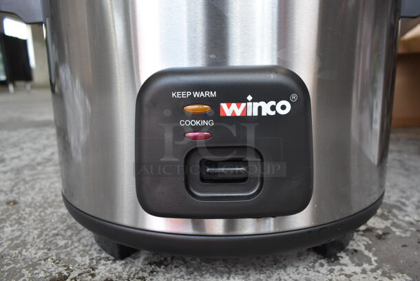 BRAND NEW SCRATCH AND DENT! Winco RC-S300 Stainless Steel Commercial Countertop Advanced Electric Rice Cooker Warmer. - Image 6 of 11