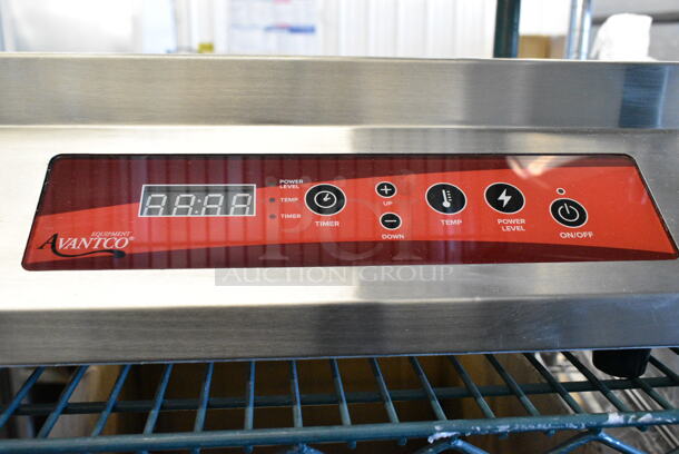 BRAND NEW SCRATCH AND DENT! 2023 Avantco 177IC35DB Stainless Steel Commercial Countertop Electric Powered 2 Burner Induction Range. 208-240 Volts, 1 Phase.  - Image 4 of 6