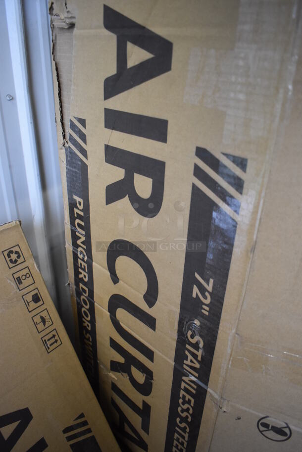 BRAND NEW IN BOX! Lavex Industrial 72" Stainless Steel Air Curtain with Plunger Door Switch. 72x10x8.5. Tested and Working! - Image 4 of 4