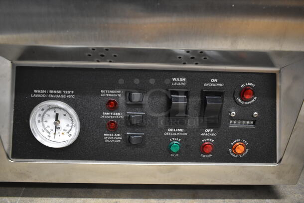 BRAND NEW SCRATCH AND DENT! 2023 Noble Wareforce UL-30 Energy Efficient Stainless Steel Commercial High Temperature Hi Temp Undercounter Dishwasher. 115 Volts, 1 Phase. - Image 4 of 8