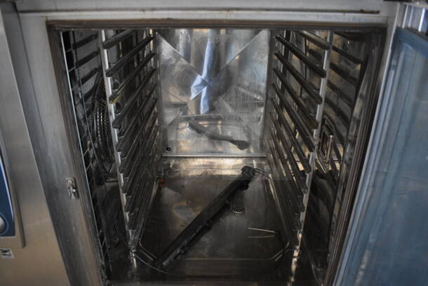 2 2019 Rational Stainless Steel Commercial Combitherm Self Cooking Center Convection Ovens on Commercial Casters. Top Model: SCC WE 62. Bottom Model: SCC WE 102. 480 Volts, 3 Phase. 42x40x72. 2 Times Your Bid! - Image 8 of 8