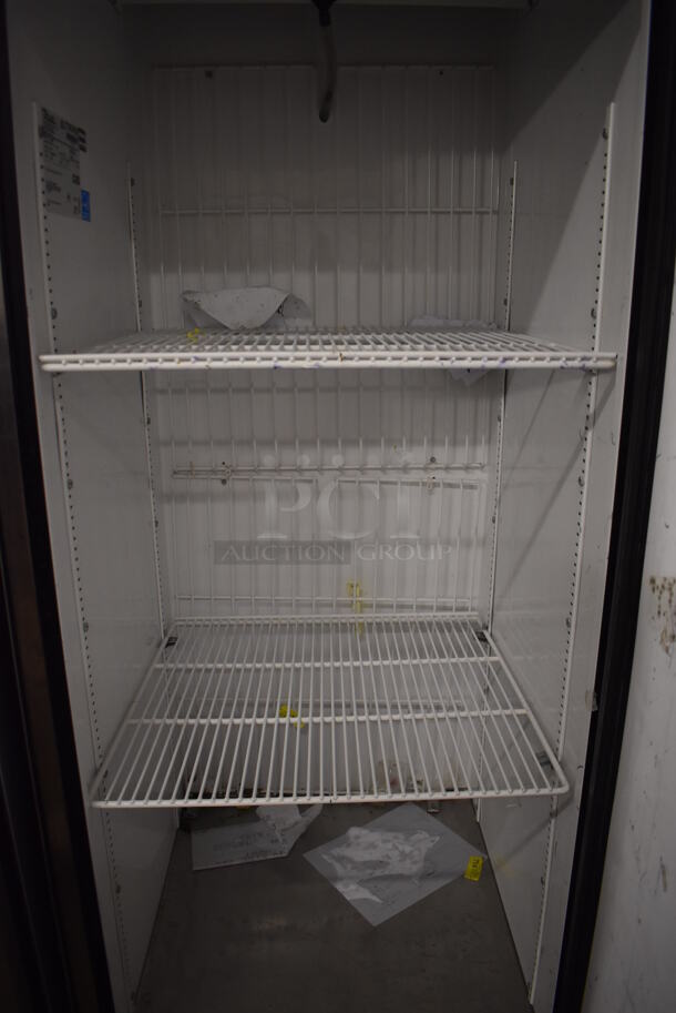 2013 True T-23F ENERGY STAR Stainless Steel Commercial Single Door Reach In Freezer w/ Poly Coated Racks on Commercial Casters. 115 Volts, 1 Phase. 27x30x83.5. Tested and Working! - Image 5 of 6