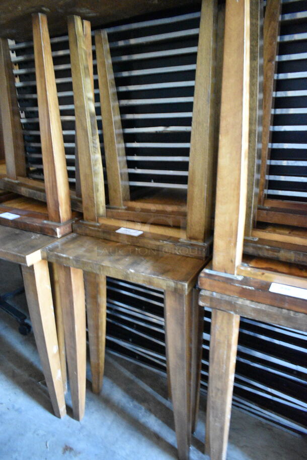 5 Various Wooden Tables. Includes 55x24x36, 24x30x30, 43x24x33. 5 Times Your Bid!  - Image 1 of 4