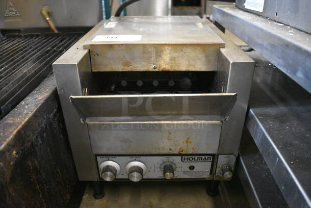 Holman Stainless Steel Commercial Countertop Electric Conveyor Toaster Oven. 208 Volts, 1 Phase. 14x17x16