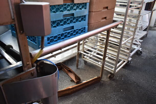 CMA EC-2 Stainless Steel Commercial Corner Pass Through Dishwasher w/ Right Side Clean Side Dish Washer Table. 115 Volts, 1 Phase.  - Image 6 of 9