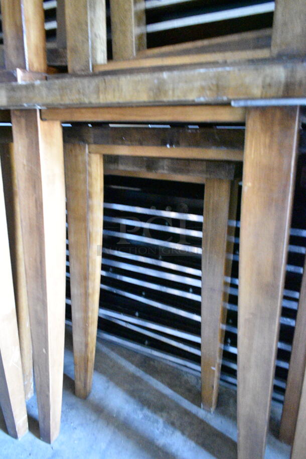 5 Various Wooden Tables. Includes 55x24x36, 24x30x30, 43x24x33. 5 Times Your Bid!  - Image 4 of 4