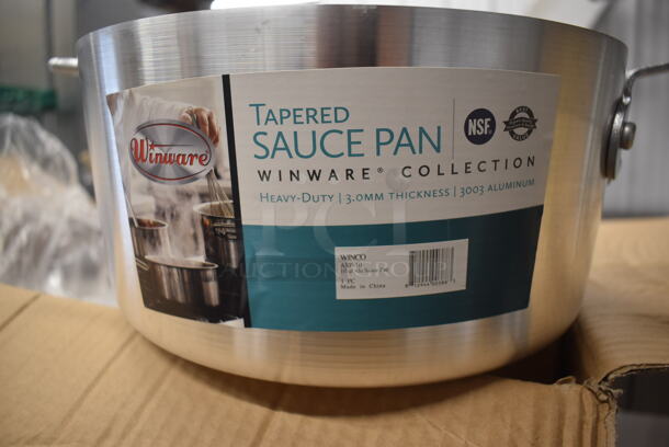 6 BRAND NEW IN BOX! Winware Metal Sauce Pans. 24x11.5x5.5. 6 Times Your Bid! - Image 3 of 5