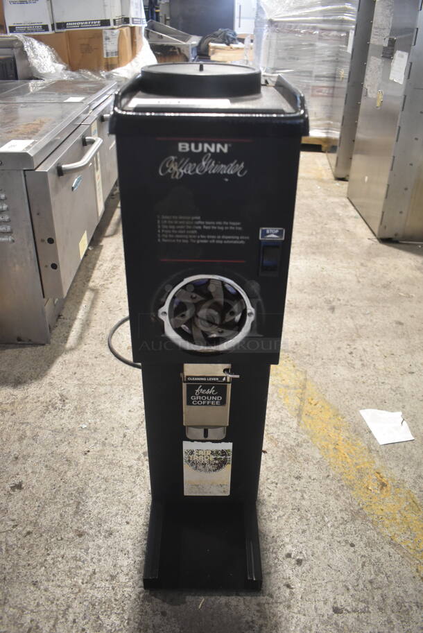 Bunn G3 BLACK Metal Commercial Countertop Coffee Bean Grinder. 120 Volts, 1 Phase. Tested and Working!