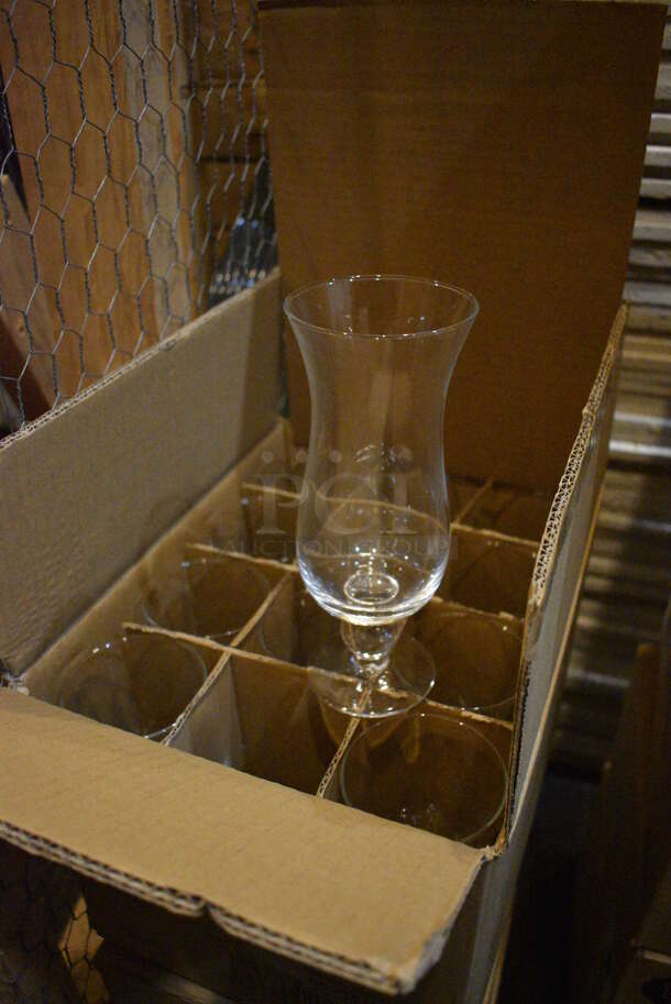 3 Boxes of 12 BRAND NEW Acopa Hurricane Glasses. 3.5x3.5x8. 3 Times Your Bid! (glass room - off of bar area) - Image 2 of 4