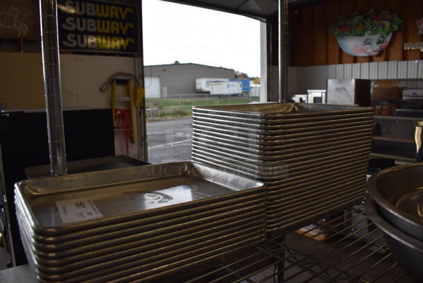 35 Metal Baking Pans. 9.5x13x1. 36 Times Your Bid! - Image 5 of 8