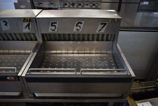 Carter Hoffmann CNH28 Stainless Steel Commercial Countertop Crisp N Hold Fry Warming Dumping Station. 208 Volts, 1 Phase.
