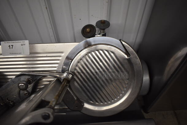 Globe 400 Stainless Steel Commercial Countertop Automatic Meat Slicer w/ Blade Sharpener. 115 Volts, 1 Phase. 26x22x19. Tested and Working! - Image 3 of 8