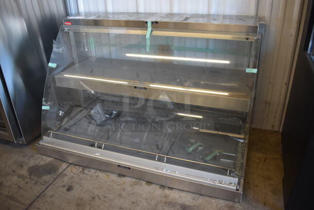 BRAND NEW SCRATCH AND DENT! Hatco GRCD-3PD Stainless Steel Commercial Countertop Heated Display Case Merchandiser. Missing Side Glass Panels. 120 Volts, 1 Phase. 45x26x28. Tested and Working! - Image 2 of 8
