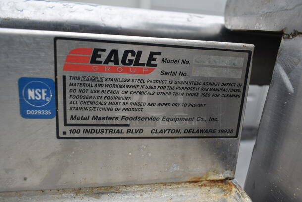 Eagle Stainless Steel Commercial Single Bay Ice Bin w/ Right Side Drain Board and Speedwell. - Image 5 of 5