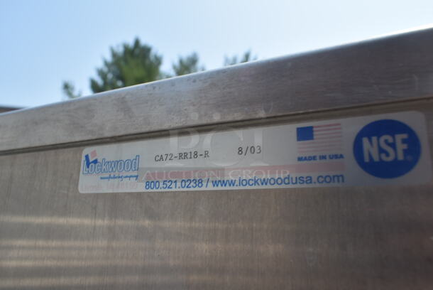 Lockwood Metal Commercial Enclosed Pan Transport Rack on Commercial Casters. - Image 6 of 6