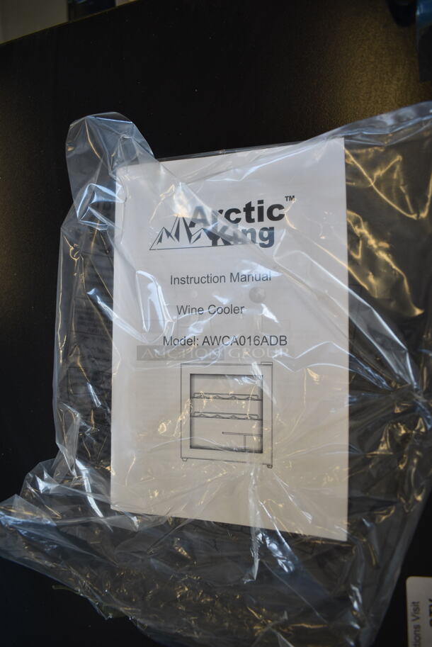 BRAND NEW SCRATCH AND DENT! Arctic King AWCA016ADB 16 Bottle Wine Cooler Bar Fridge Merchandiser. 115 Volts, 1 Phase. Tested and Working! - Image 5 of 6