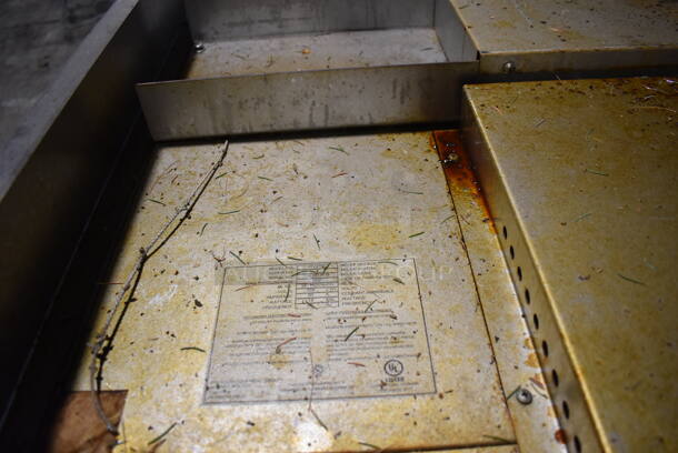 Baxter OV310E Stainless Steel Commercial Floor Style Electric Powered Mini Rotating Rack Oven w/ Pan Rack on Commercial Casters. 208 Volts, 3 Phase. 48x36x75 - Image 10 of 11