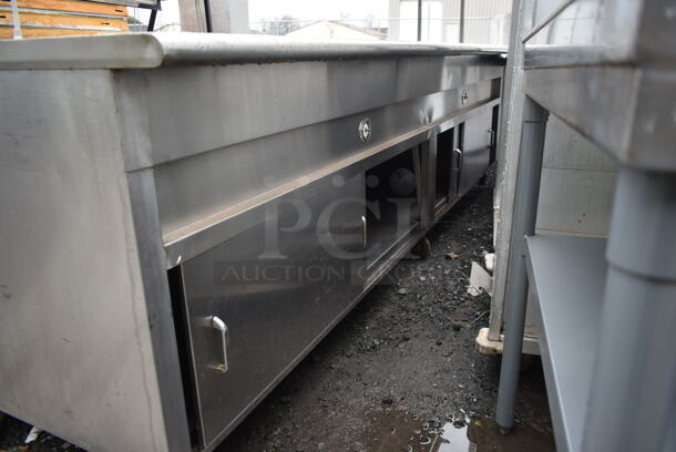 Century Service 80 10 Stainless Steel Commercial Electric Powered Steam Table Buffet Station w/ Sneeze Guard. 208/240 Volts, 1 Phase. - Image 6 of 7