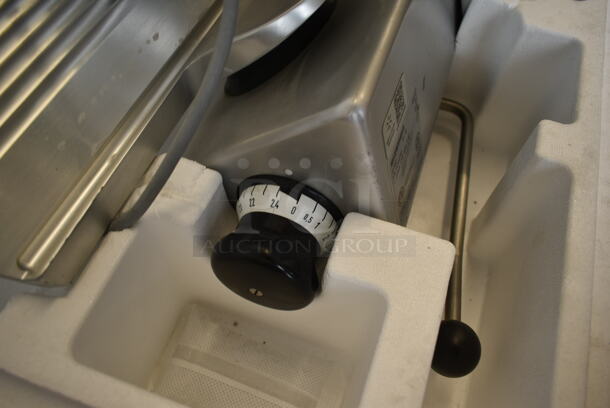 2016 Bizerba GSP H Stainless Steel Commercial Countertop Meat Slicer. 120 Volts, 1 Phase. Tested and Does Not Power On - Image 5 of 10