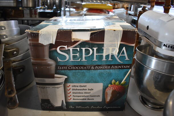 BRAND NEW IN BOX! Sephra Chocolate Fountain