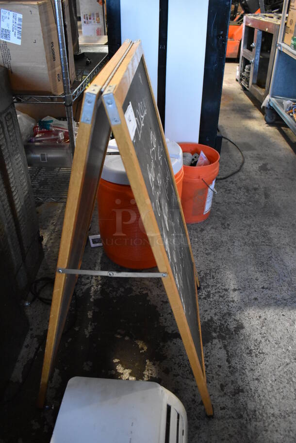 A Frame Black Board Sidewalk Sign. 24x23x40 - Image 4 of 4