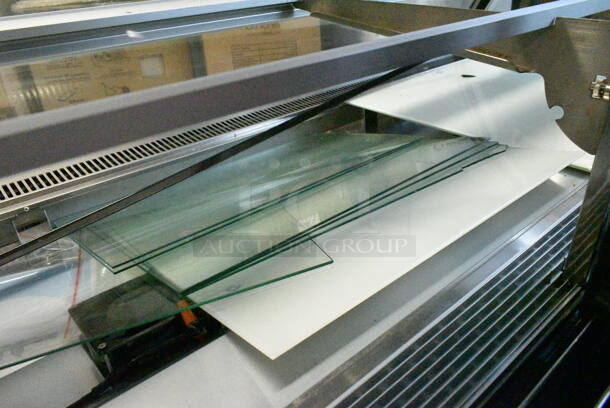 Spartan BCB72 Stainless Steel Commercial Floor Style Deli Display Case Merchandiser on Commercial Casters. 110 Volts, 1 Phase. Tested and Working! - Image 7 of 12