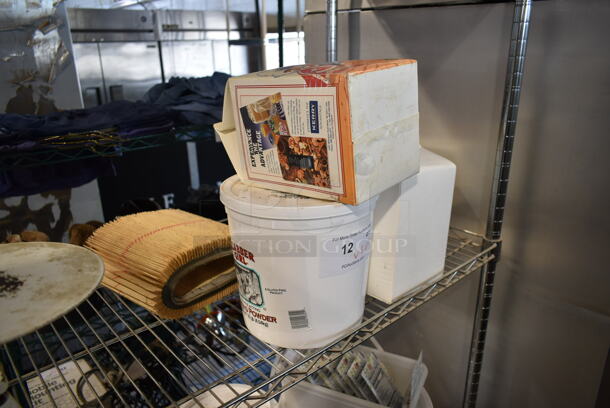 ALL ONE MONEY! Lot of Various Items Including Baking Powder Container - Image 2 of 4