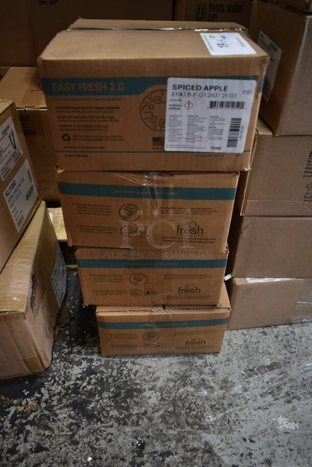 4 Boxes of 12 BRAND NEW IN BOX! Fresh Products Easy Fresh 2.0 Spiced Apple Air Freshener Refill Cover. 4 Times Your Bid! - Image 3 of 7