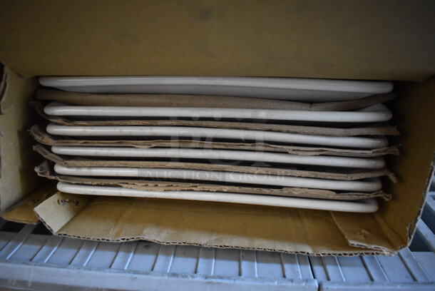 2 Boxes of 6 BRAND NEW! White Ceramic Plates. 8.5x8.5x1. 2 Times Your Bid! - Image 4 of 6