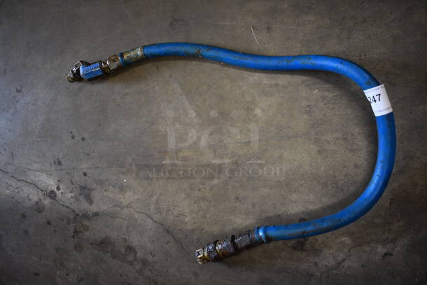 Blue Gas Hose. 45" - Image 1 of 3