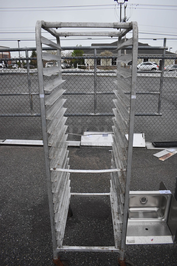 Metal Commercial Pan Transport Rack on Commercial Casters. 21x27x68 - Image 4 of 4