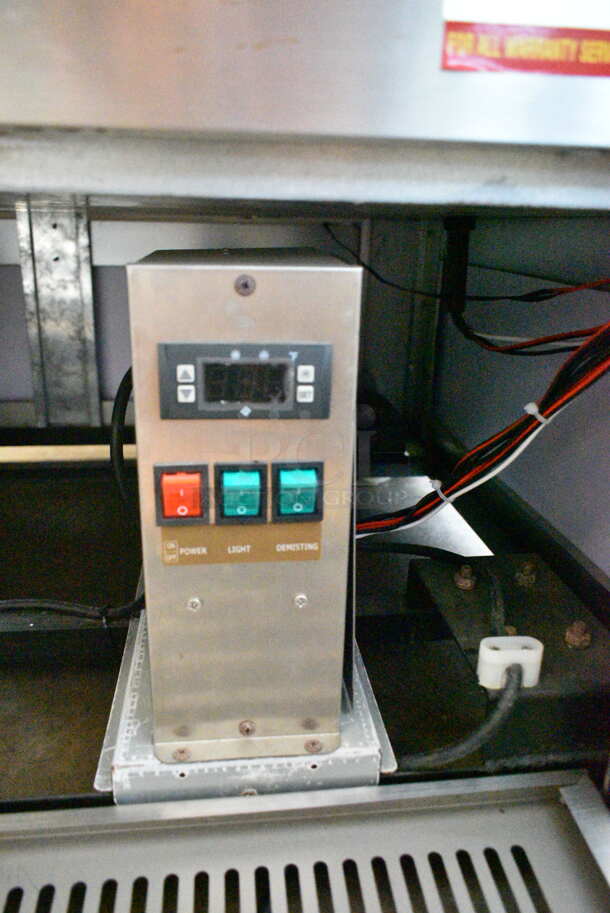 Spartan BCB72 Stainless Steel Commercial Floor Style Deli Display Case Merchandiser on Commercial Casters. 110 Volts, 1 Phase. Tested and Working! - Image 11 of 12