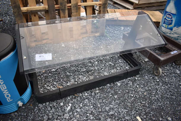 Black Poly Sneeze Guard. 49x20x24 - Image 2 of 4