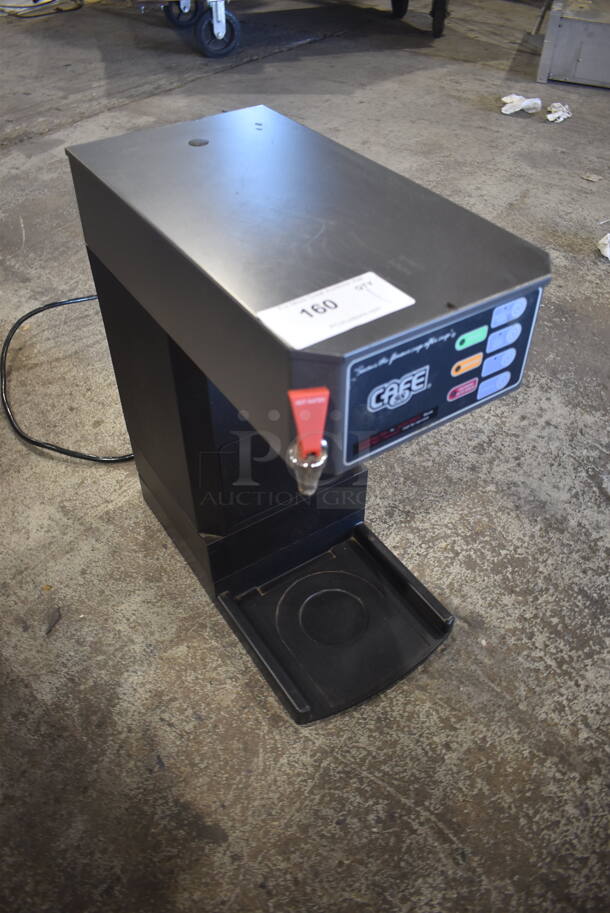 Cafe 98 180-3 Stainless Steel Commercial Countertop Coffee Machine w/ Hot Water Dispenser. 120 Volts, 1 Phase.  - Image 2 of 4