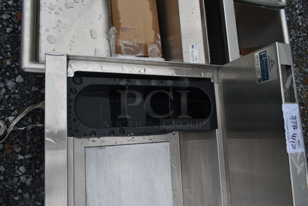 BRAND NEW SCRATCH AND DENT! Advance Tabco 109PRI193610 Prestige Series Stainless Steel Underbar Ice Bin with 10-Circuit Cold Plate - 20" x 36" - Image 4 of 7