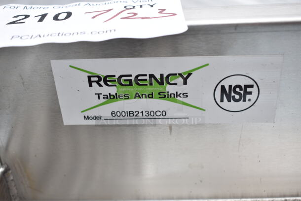 BRAND NEW SCRATCH AND DENT! Regency 600IB2130C0 21" x 30" Underbar Ice Bin with 10 Circuit Post-Mix Cold Plate and Bottle Holders - Image 7 of 7