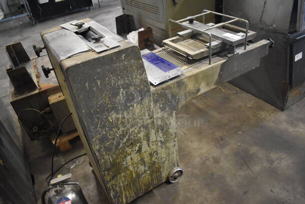 CFAV Metal Commercial Floor Style Dough Sheeter on Commercial Casters. 220 Volts, 1 Phase. 52x23x42 - Image 8 of 9