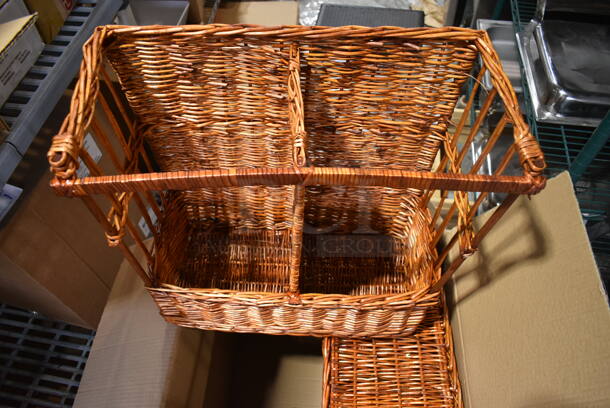 Box of 2 BRAND NEW! Willow Group 83208 Rectangle Willow Bin - Image 4 of 6