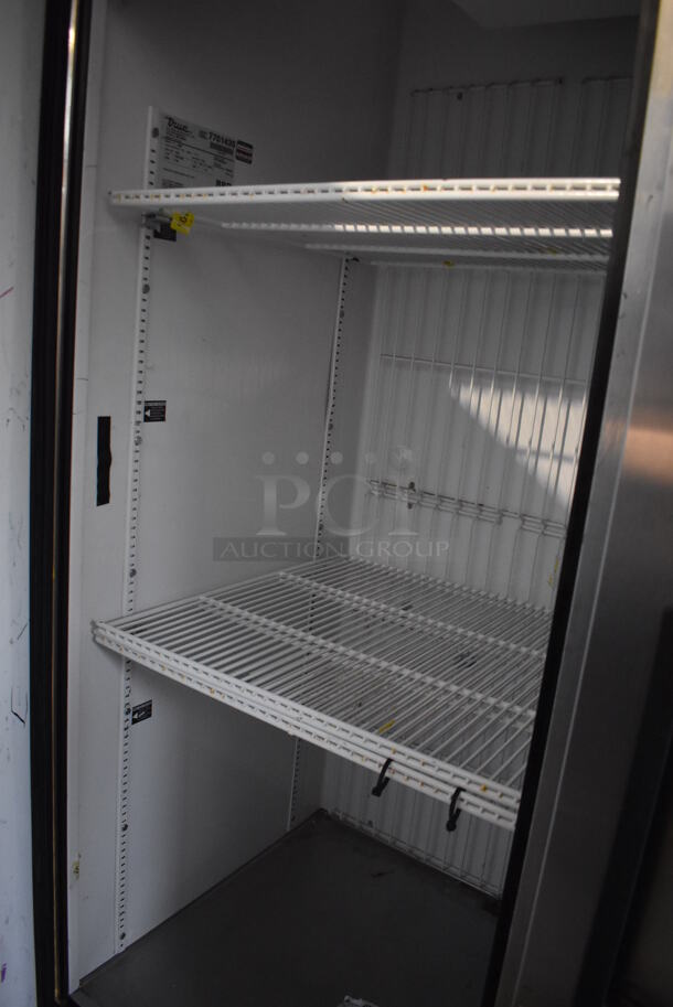 2013 True T-49F ENERGY STAR Stainless Steel Commercial 2 Door Reach In Freezer w/ Poly Coated Racks on Commercial Casters. 115 Volts, 1 Phase. Tested and Working! - Image 5 of 9