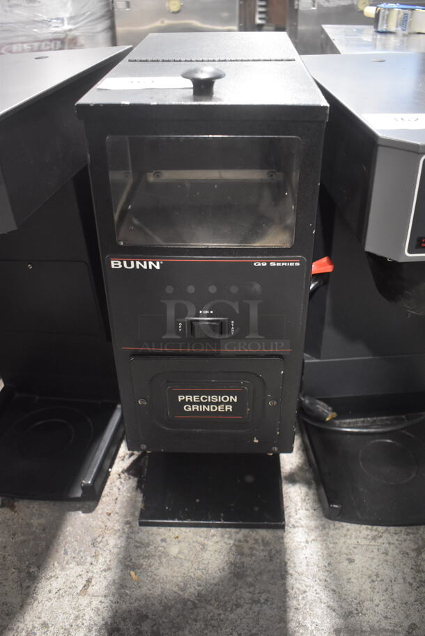 Bunn G9 HD Metal Commercial Countertop Coffee Bean Grinder. 120 Volts, 1 Phase. Tested and Working!