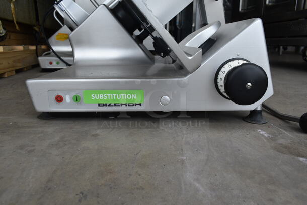 2014 Bizerba GSP H Stainless Steel Commercial Countertop Meat Slicer. 120 Volts, 1 Phase. Tested and Working! - Image 5 of 5