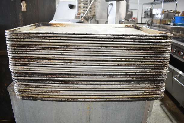 27 Metal Full Size Baking Pans. 27 Times Your Bid! - Image 3 of 4