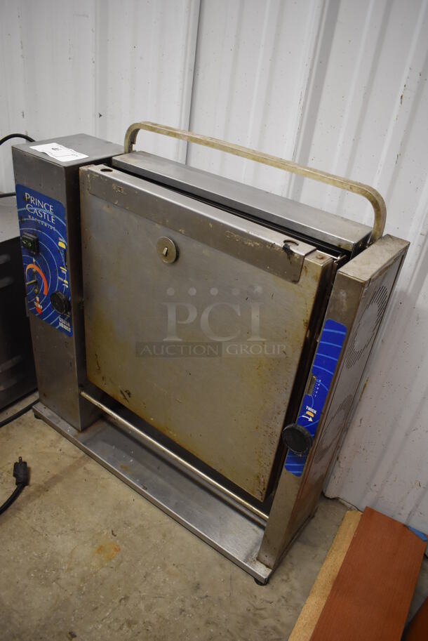 Prince Castle 297-T12P Stainless Steel Commercial Countertop Slim Line Bun Toaster. 115 Volts, 1 Phase. 25x6.5x28. Tested and Powers On But Does Not Get Hot - Image 2 of 5