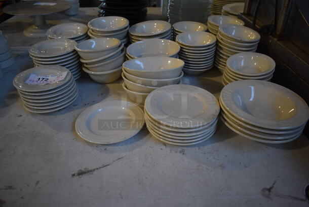 ALL ONE MONEY! Lot of 27 Saucers, 71 Bowls, 7 Plates, 4 Pasta Plates,  - Image 2 of 7