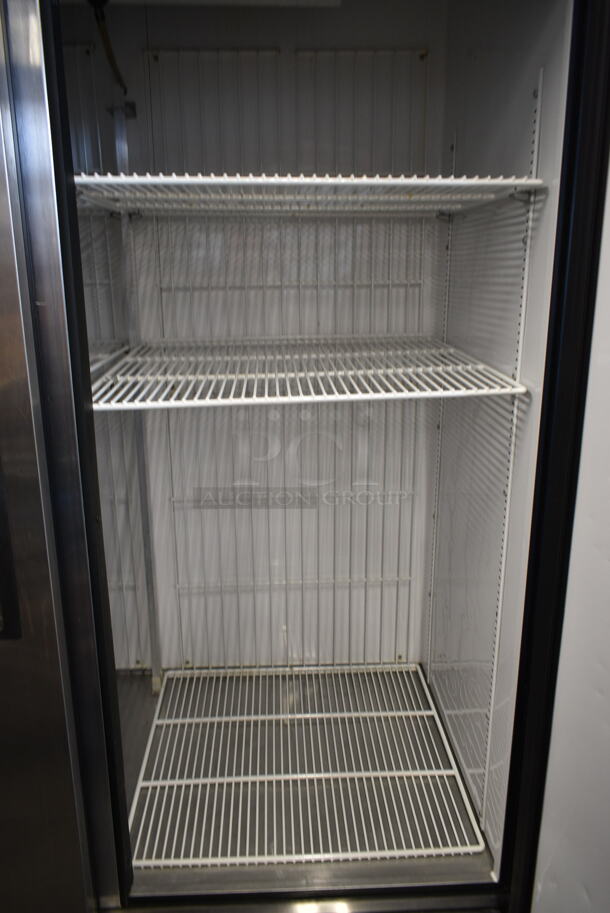 True T-49F Stainless Steel Commercial 2 Door Reach In Freezer w/ Poly Coated Racks on Commercial Casters. 115 Volts, 1 Phase. Tested and Powers On But Does Not Get Cold - Image 3 of 5