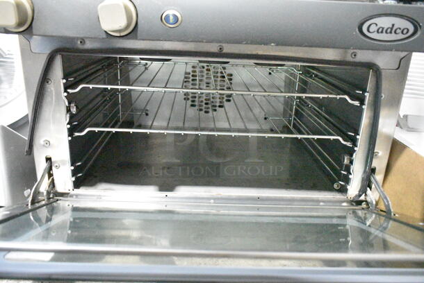 Cadco XA015 Stainless Steel Commercial Countertop Electric Powered Convection Oven w/ View Through Door and Metal Oven Rack. 120 Volts, 1 Phase. Cannot Test - Needs New Power Cord - Image 2 of 4