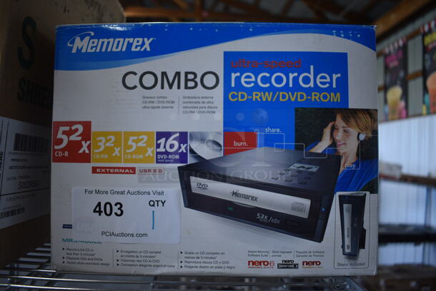 BRAND NEW IN BOX! Memorex Combo Ultra Speed Recorder CD-RW DVD-ROM