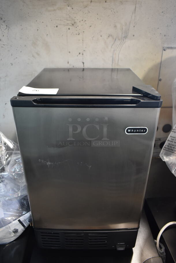BRAND NEW SCRATCH AND DENT! Whynter UIM-155 15" Built In Ice Maker Machine Stainless Steel 12lb. 115 Volts, 1 Phase. Tested and Working! - Image 1 of 5